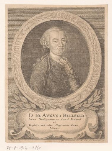 Portrait of Johann August von Hellfeld