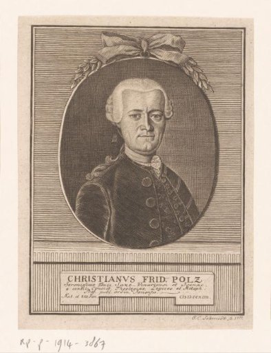 Portrait of Christian Friedrich Polz