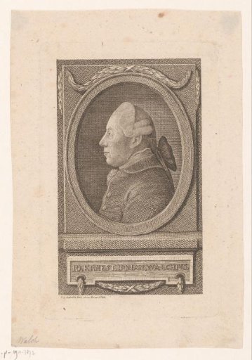 Portrait of Johann Ernst Immanuel Walch