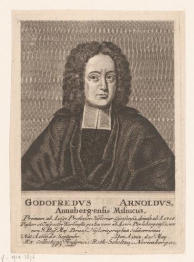 Portrait of Gottfried Arnold