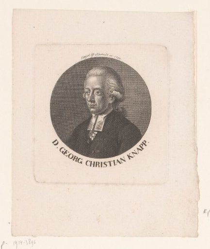 Portrait of Georg Christian Knapp