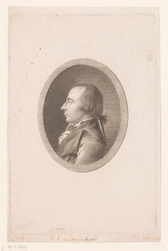 Portrait of Friedrich Christian Laukhard