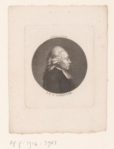 Portrait of Josias Friedrich Christian Löffler