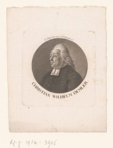 Portrait of Christian Wilhelm Oemler
