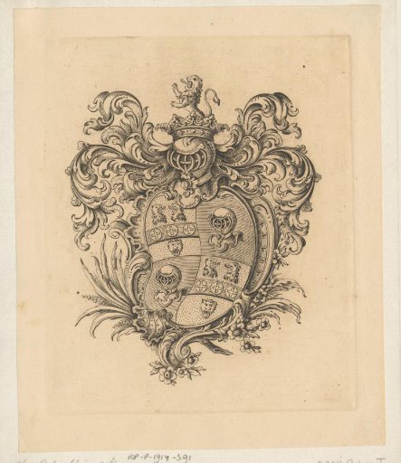 Ex libris of De Ghellinck