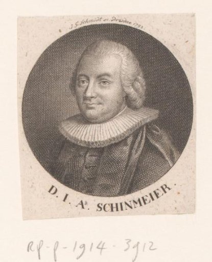 Portrait of Johann Adolf Schinmeyer