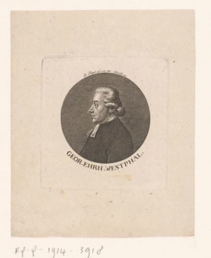 Portrait of Georg Christian Erhard Westphal