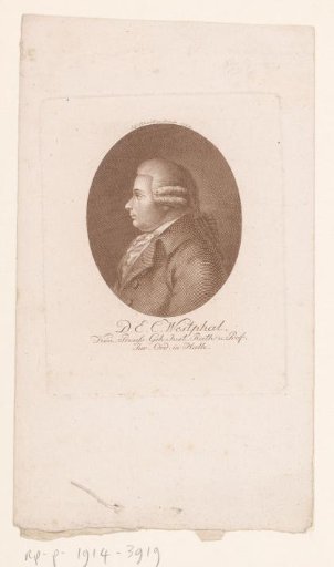 Portrait of Ernst Christian Westphal