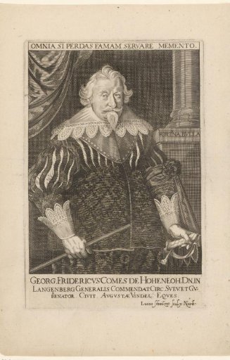 Portrait of Georg Friedrich, Count of Hohenlohe-Langenburg