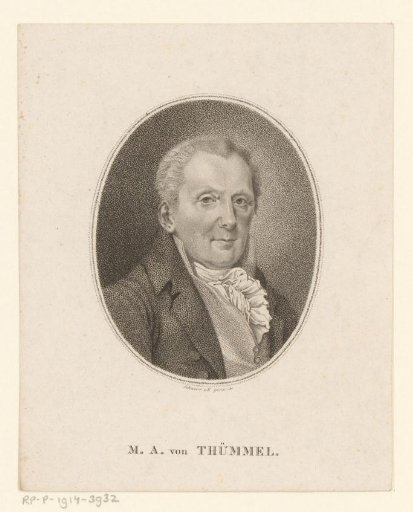 Portrait of Moritz August von Thümmel