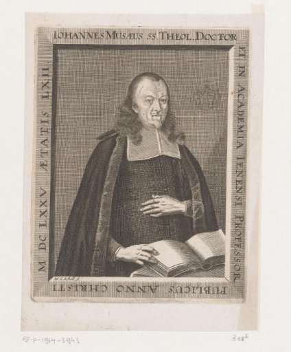 Portrait of Johannes Musaeus aged 62