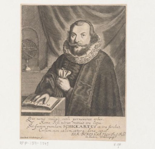 Portrait of Wilhelm Schickard