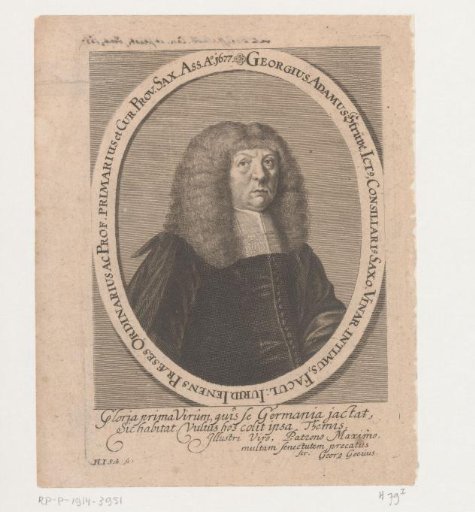 Portrait of Georg Adam Struve