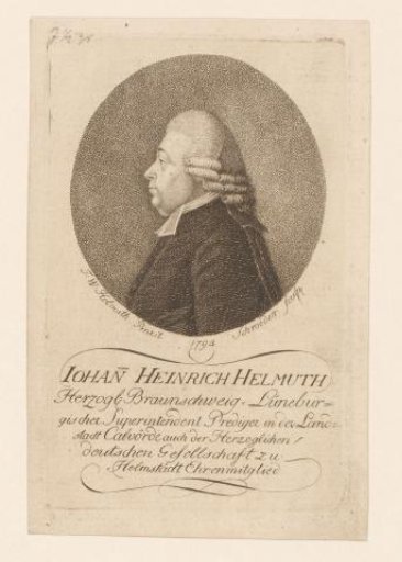 Portrait of Johann Heinrich Helmuth