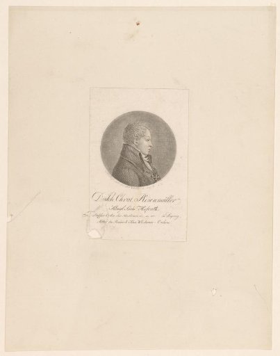 Portrait of Johann Christian Rosenmüller