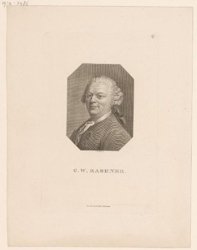 Portrait of Gottlieb Wilhelm Rabener