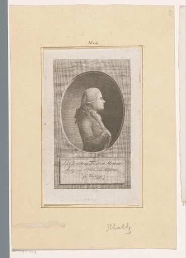 Portrait of Christian Friedrich Michaelis