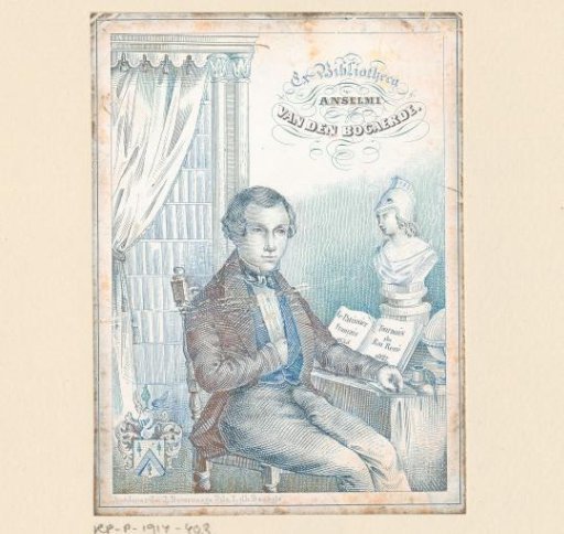 Ex libris of Anselm van den Bogaerde