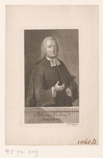 Portrait of Johann Joachim Spalding
