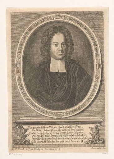 Portrait of Gottfried Arnold