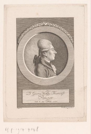 Portrait of Georg Wolfgang Franz Panzer