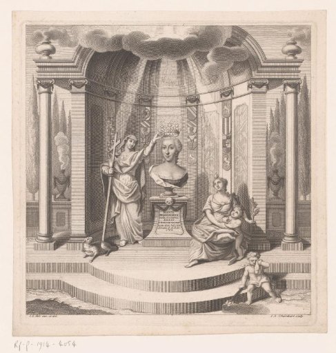 Portrait of Maria Magdalena Kress von Kressenstein with Allegory of her Death