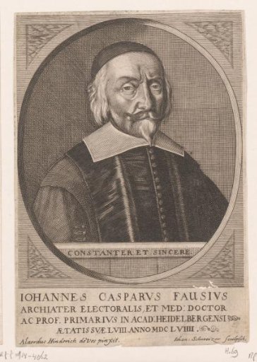 Portrait of Johann Caspar Fausius