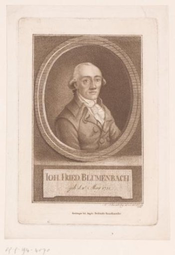 Portrait of Johann Friedrich Blumenbach