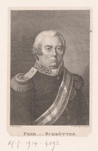 Portrait of Friedrich Leopold, Freiherr von Schrötter