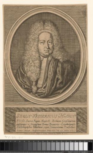 Portrait of Simon Friedrich Hahn