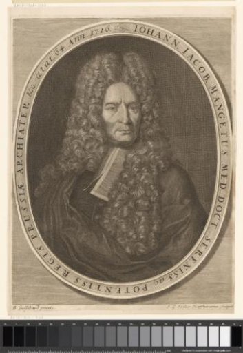 Portrait of Jean-Jacques Manget