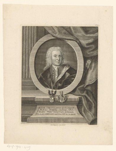 Portrait of Johan Christian Kundmann