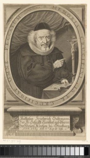 Portrait of Balthasar Friedrich Saltzmann