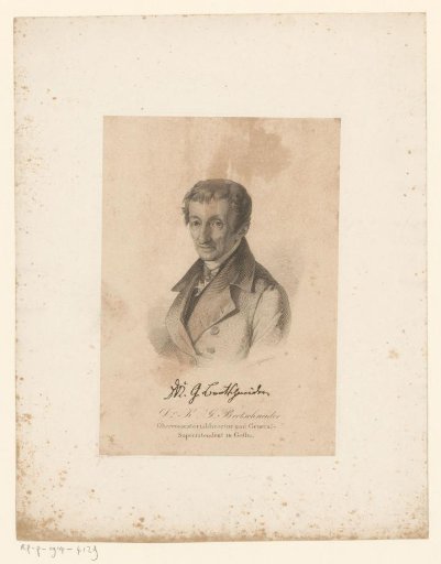 Portrait of Karl Gottlieb Bretschneider