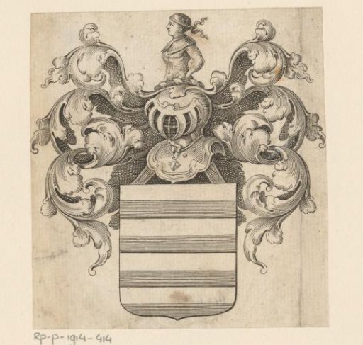 Ex libris of an unknown person, possibly De Jonghe