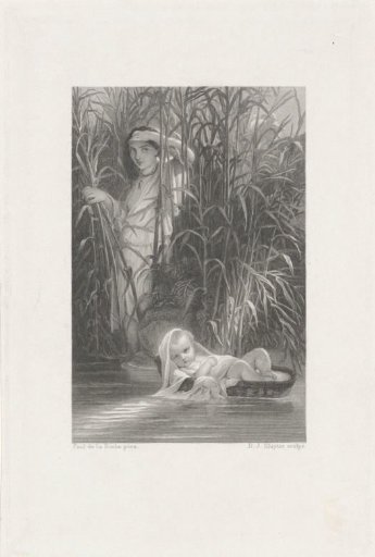 Pharaoh's Daughter Finds Moses in the Reed Basket