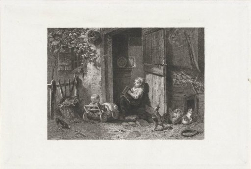 Children on a Farmyard