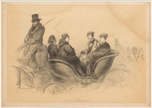 Four Students in a Carriage