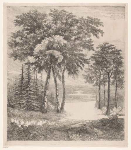 Landscape with a horse-drawn cart