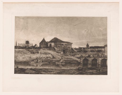 View of the Borgerhout Gate in Antwerp