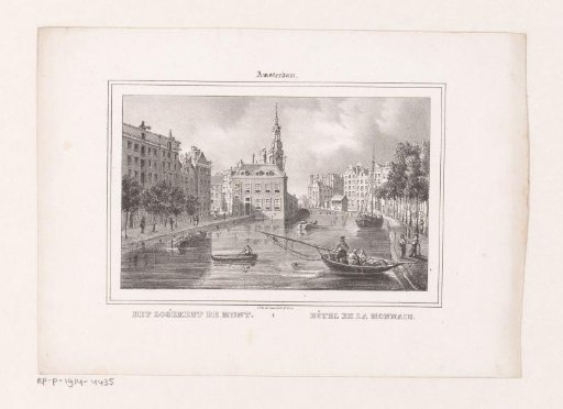 View of De Munt in Amsterdam