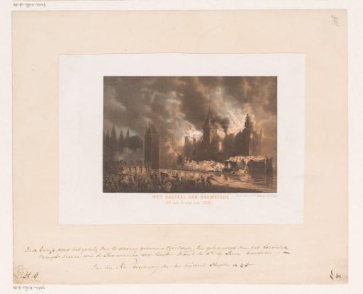 Fire in Haamstede Castle