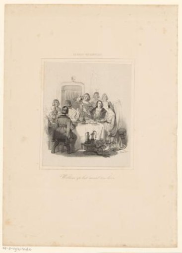 William at the banquet at court