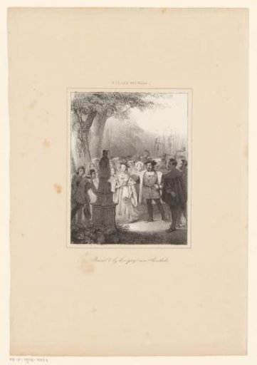 Emperor Charles V visits the grave of William Beukels