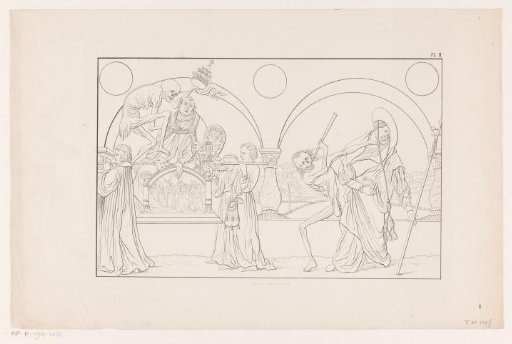 Pope and Cardinal Visited by the Dead