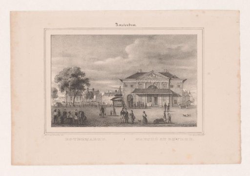 View of the Butter Market in Amsterdam