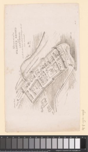Plan of Amsterdam at the beginning of the thirteenth century