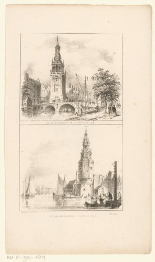Jan Roodenpoort Tower and Haringpakker Tower in Amsterdam