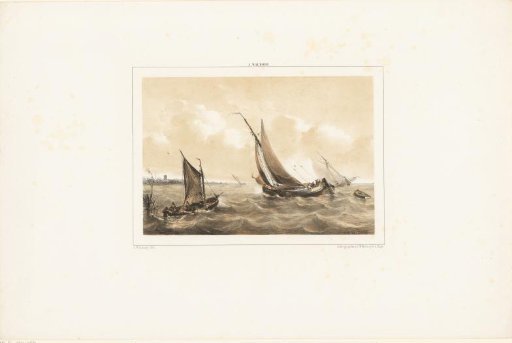 Sailing boats at sea