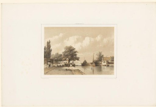 River view with towboat